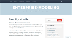 Desktop Screenshot of enterprise-modeling.org