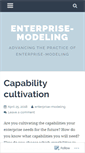 Mobile Screenshot of enterprise-modeling.org