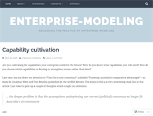 Tablet Screenshot of enterprise-modeling.org